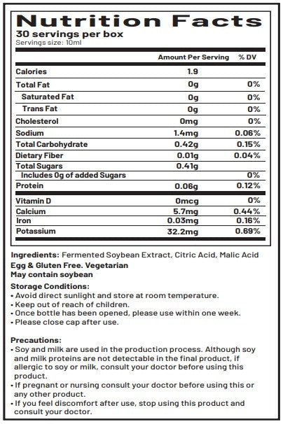 Image of IPX-Booster super strength nutrition facts
